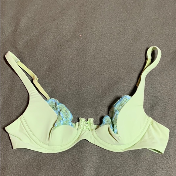 Victoria's Secret Other - Victoria’s Secret Very Sexy green bra with lace details.  Size 34A
